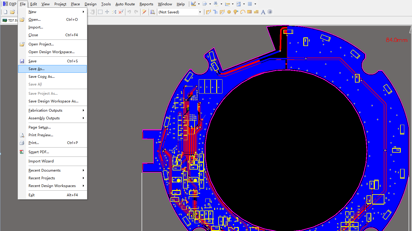 AD 6.9中PCB如何转化为Protel 99 se